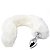 Plug Anal C/ Cauda Branca de 40cm - Imagem 2