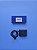 Game Boy Micro Azul Completo + Tela de Alta Qualidade + Carregador - Imagem 1