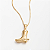 Colar Feminino Bota Country Banhado a Ouro 18K - Imagem 1