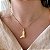 Colar Feminino Bota Country Banhado a Ouro 18K - Imagem 1