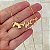 Gargantilha Feminina Batimentos com Cavalo e Coração Banhada a Ouro 18K - Imagem 1