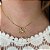 Colar Feminino Cavalo Inteiro Cravejado em Zircônia Banhado a Ouro 18K - Imagem 1