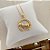 Colar Feminino Cavalo na Ferradura com Estilo Banhado a Ouro 18K - Imagem 1