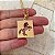 Colar Feminino Medalha Retangular Cavalo Banhado a Ouro 18K - Imagem 1