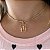 Colar Feminino Mãe com Dois Filhos Country com Cordão Baiano Banhado a Ouro 18K - Imagem 1