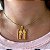 Colar Feminino Casal Country Banhado a Ouro 18K - Imagem 1
