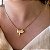 Colar Feminino Sela Equestre Banhado a Ouro 18K - Imagem 1