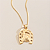 Colar Feminino Cavalo e Ferradura Nobre Banhado a Ouro 18K - Imagem 1