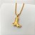 Colar Feminino Bota Country com Cordão Baiano Banhado a Ouro 18K - Imagem 1