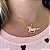 Colar Feminino Cavalo Exuberante Banhado a Ouro 18K - Imagem 1