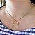 Colar Feminino Cavalo Silhueta Banhado a Ouro 18K - Imagem 1