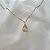 Colar Feminino Estribo Delicado Banhado a Ouro 18K - Imagem 1