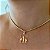 Colar Feminino Mãe com Filhos Country com Cordão Baiano Banhado a Ouro 18K - Imagem 1