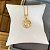Colar Feminino Cavalo Redondo Delicado Banhado a Ouro 18K - Imagem 1