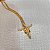 Colar Masculino Touro com Cordão 3x1 Banhado a Ouro 18K - Imagem 2