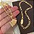 Conjunto Masculino Sanfona com Cordão 3x1 Banhado a Ouro 18K - Imagem 1