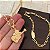Conjunto Masculino Violão e Chapéu com Cordão Cartier Banhado a Ouro 18K - Imagem 1
