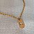 Colar Masculino Rodeio com Cordão Cartier Banhado a Ouro 18K - Imagem 1