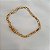 Pulseira Masculina Cordão 3x1 com Fecho Trava Banhado a Ouro 18K - Imagem 1