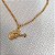 Colar Masculino Violão e Chapéu com Cordão 3x1 Banhado a Ouro 18K - Imagem 1