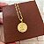 Colar Masculino Medalha Zootecnia com Cordão 3x1 Banhado a Ouro 18K - Imagem 1