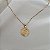 Colar Feminino Medalha Zootecnia Banhado a Ouro 18K - Imagem 1