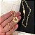 Conjunto Masculino Agronomia com Cordão Cartier Banhado a Ouro 18K - Imagem 1