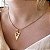 Colar Feminino Veterinária Banhado a Ouro 18K - Imagem 1