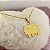 Colar Feminino Raça Spitz Alemão Banhado a Ouro 18K - Imagem 1