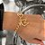 Pulseira Feminina Cavalo Crioulo Banhada a Ouro 18K - Imagem 1
