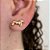 Brinco Cavalo Pequeno Banhado a Ouro 18k - Imagem 1