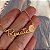 Colar Personalizado Renata com Cavalo Banhado a Ouro 18k - Imagem 1