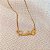 Colar Personalizado Pamela com Cavalo Banhado a Ouro 18k - Imagem 1
