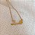 Colar Personalizado Lara com Cavalo Banhado a Ouro 18k - Imagem 1