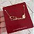 Colar Personalizado Sabrina com Cavalo Banhado a Ouro 18k - Imagem 1