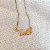 Colar Personalizado Tais com Cavalo Banhado a Ouro 18k - Imagem 1
