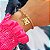 Pulseira Feminina Berloque Zootecnia  Banhada a Ouro 18k - Imagem 1