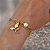 Pulseira Feminina Delicada Broto Banhada a Ouro 18k - Imagem 1