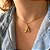Colar Feminino Soja Pérola Banhada a Ouro 18k - Imagem 1