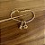 Pulseira Berloque Agronomia & Trator Banhados a Ouro 18k - Imagem 1