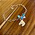 Pulseira Feminina  Rosto Colors Banhado a Ouro 18k - Imagem 1