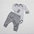 Conjunto Body Prematuro Cinza Bod172 - Imagem 1