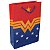 Sacolas de papel Mulher Maravilha 25x17x6 cm - Imagem 1