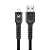 Cabo APPLE Lightning to USB-A Gorila Dual Shock Preto 2m - Imagem 1