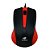 Mouse USB C3Tech MS-20RD Vermelho - Imagem 1