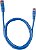 Cabo de Rede 2.5M CAT5E Azul PlusCable - Imagem 1
