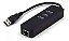 Adaptador USB 2.0 para rede e 3 portas USB - Imagem 1