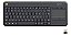 Teclado Sem Fio Logitech com Touchpad K400 Plus TV - Imagem 1