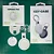 Chaveiro Key Case Branco para TAG Rastreador HPrime - Imagem 3