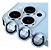 Pelicula HPrime Lens Protect MAX Iphone 14 14 Plus Azul - Imagem 1